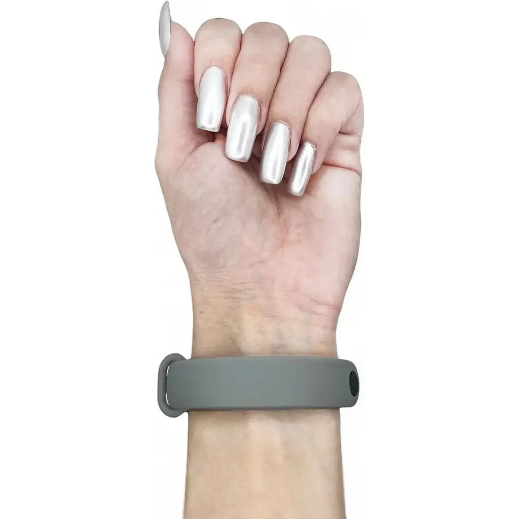 Силіконовий ремінець BeCover для Xiaomi Mi Smart Band 9 Light Gray (711961) - фото 4