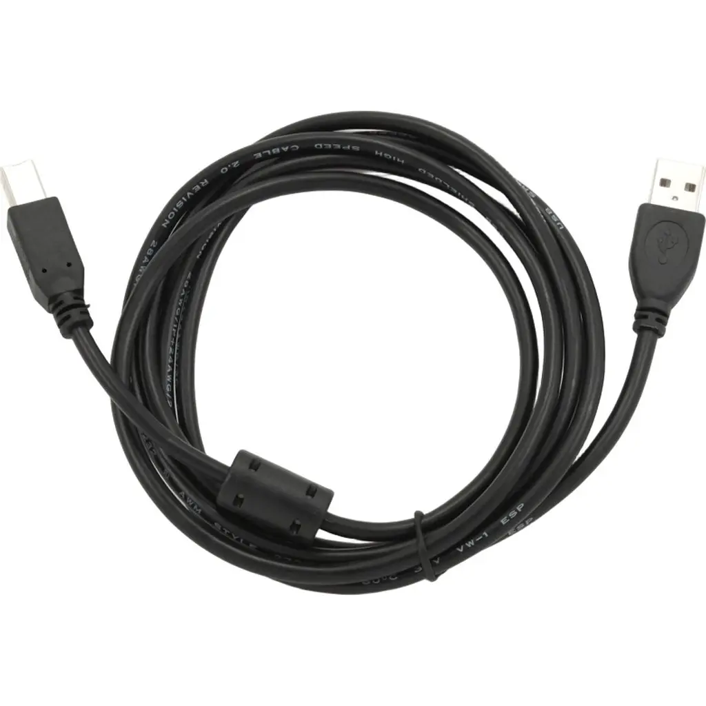 Кабель Cablexpert USB 2.0 AM/BM 1.5 m Black [CCFB-USB2-AMBM-1.5 m] [119102] - фото 3