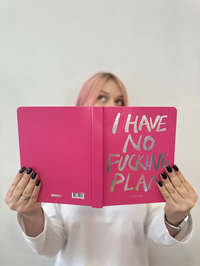 Планер «I HAVE NO PLAN» рожевий - фото 4