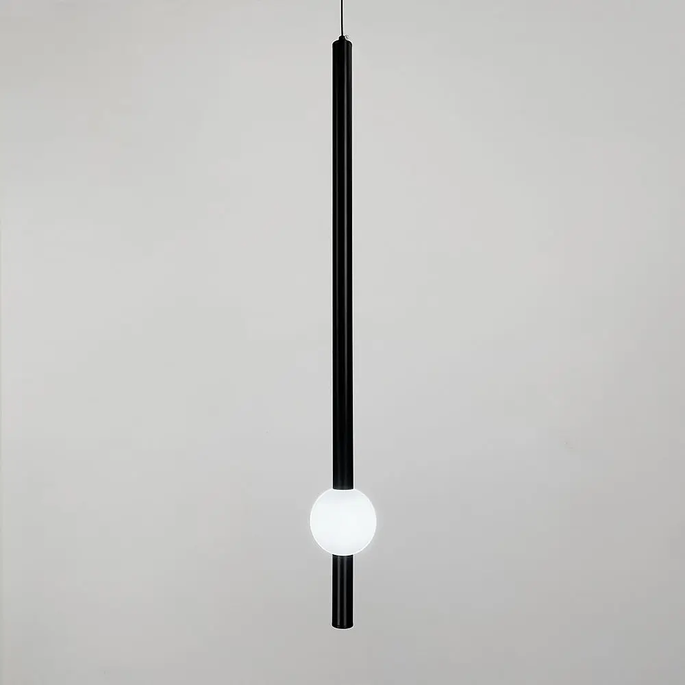 Led светильник черный в вертикальной форме 90 см на 3 режима | Line F | Арт. YG517 wB/900 VL BK - фото 4