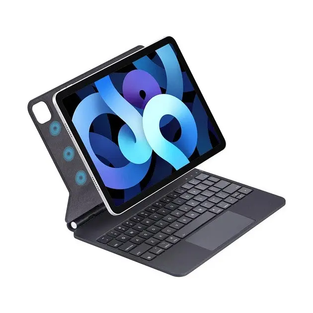 Чохол клавіатура з підсвічуванням для iPad Air/Pro 13 2024/2025 чорний