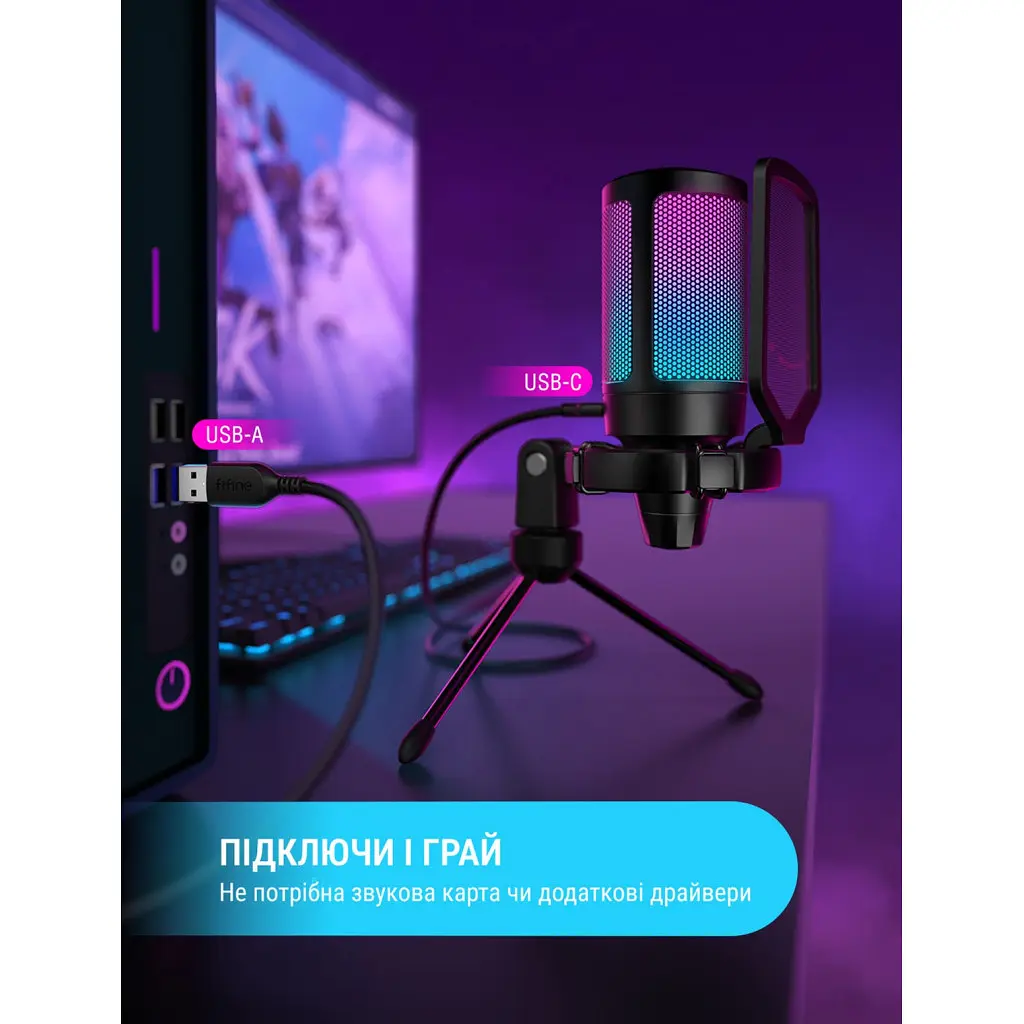Мікрофон Fifine A6V - фото 12