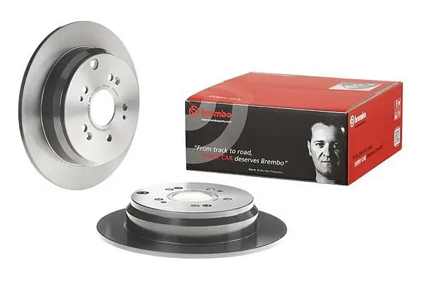 Диск гальмівний задній невентильований Honda CR-V II-IV, Odyssey 01-25р Brembo (08.A355.11) - фото 2