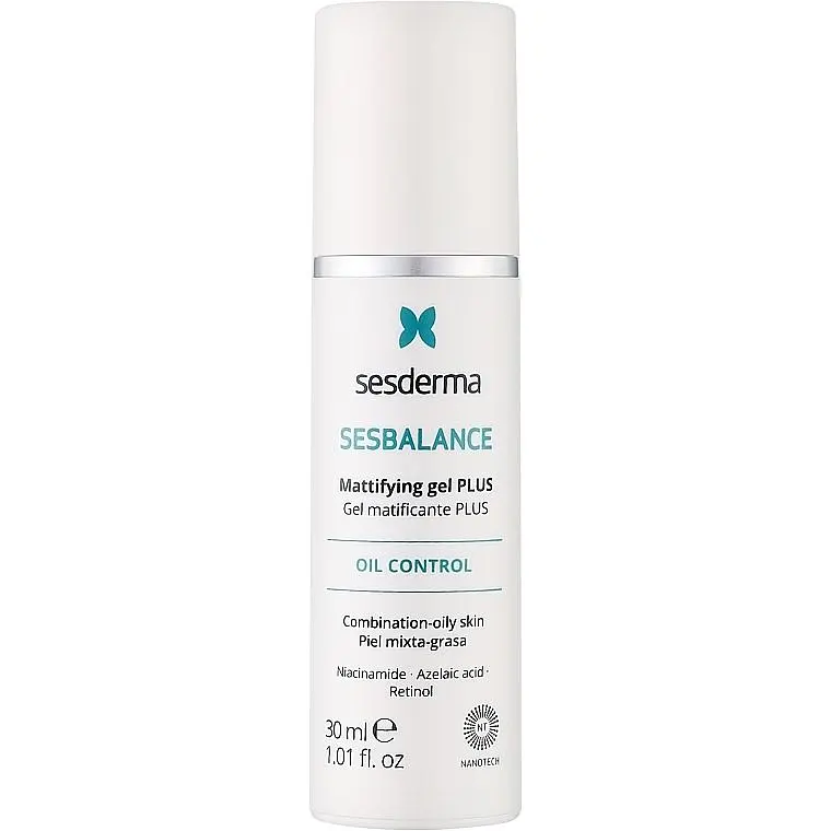 Гель для обличчя Sesderma Sesbalance для комбінованої та жирної шкіри інтенсивний матуючий 30 мл - фото 2