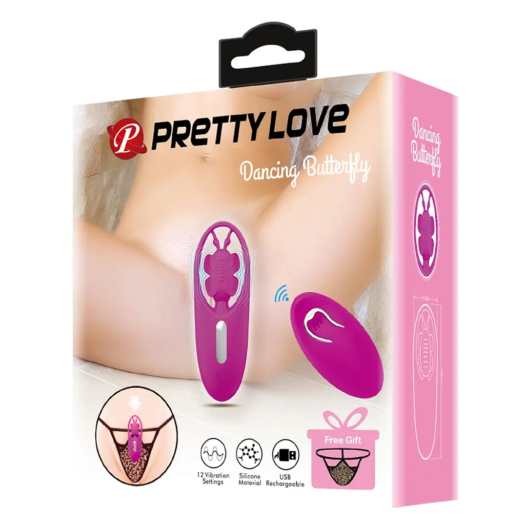 Вібропуля PRETTY LOVE DANCING BUTTERFLY PRETTY LOVE BW-022070ZW 98612 - фото 7