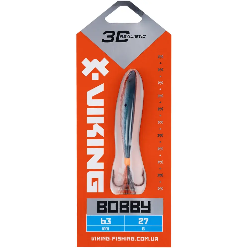 Бокоплав Viking Fishing Bobby 63mm 27.0g #11 Anchovy - фото 2