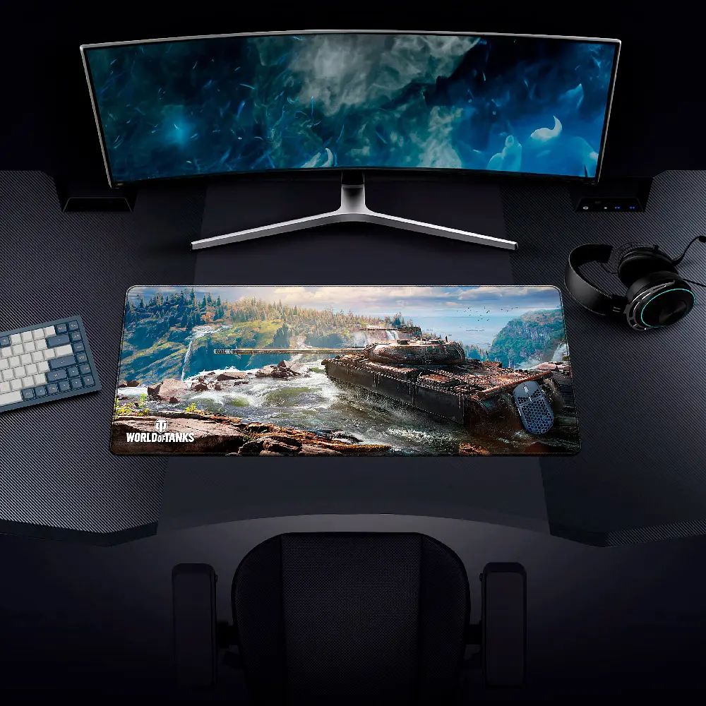 Килимок для миші Wargaming World of Tanks CS-52 LIS Mountain Fox XL 42x90 см - фото 7