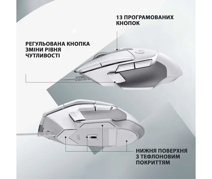 Мышь игровая Logitech G502 X White (910-006146) - фото 4
