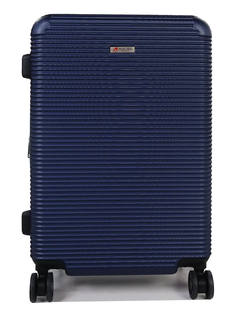 Валіза дорожня середня (M) полікарбонат Airtex 968 70л 65х42х28см Темно-синій (Dark blue) - фото 3