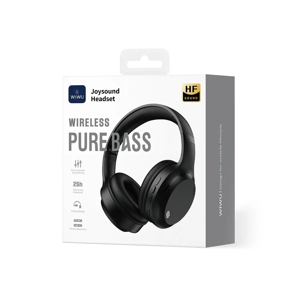 Бездротові накладні навушники WIWU Headset TD-11 (replace TD-09) Black - фото 7