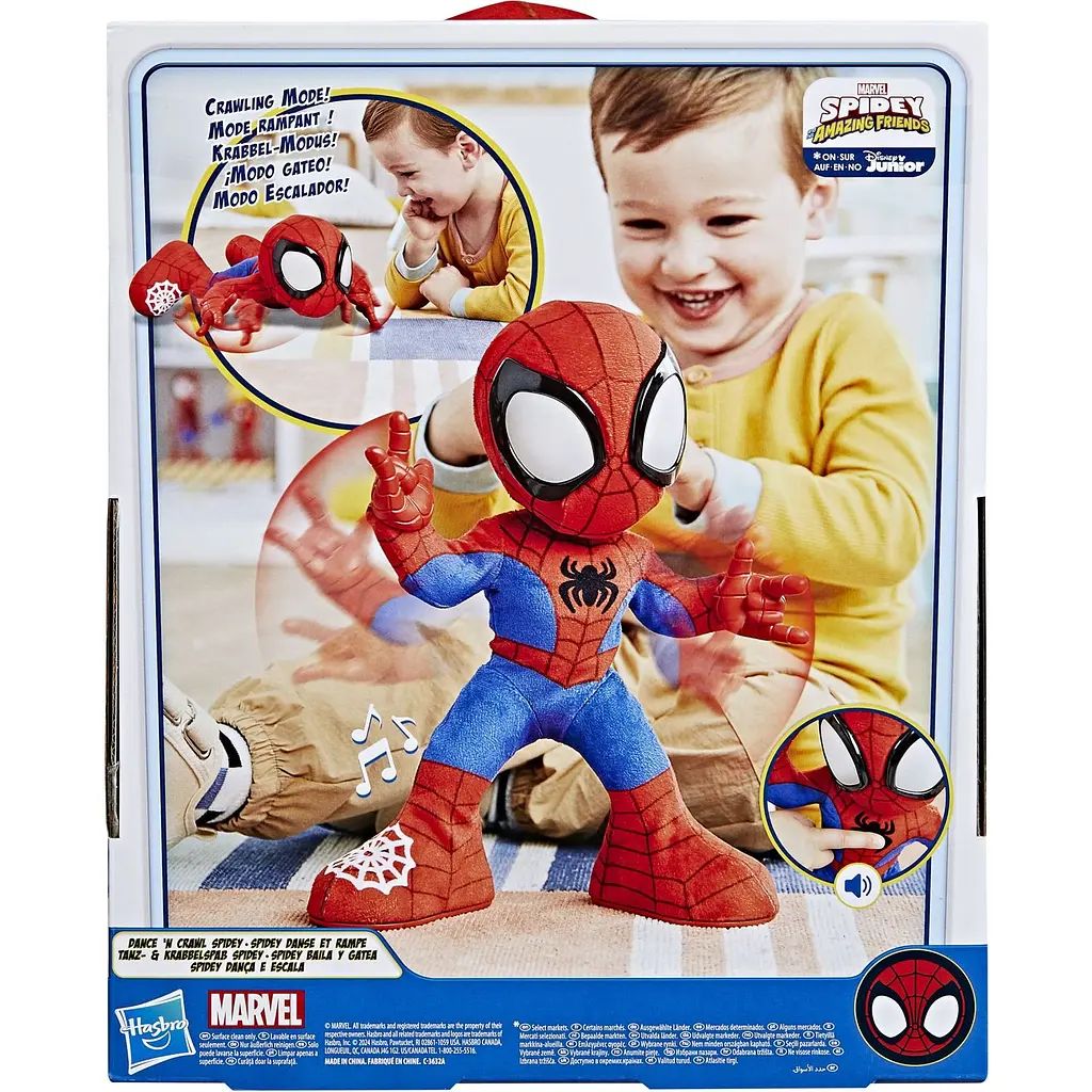  Игрушка Hasbro Marvel Спайди и его удивительные друзья Спайди Танцуй и ползай (F6722) - фото 4