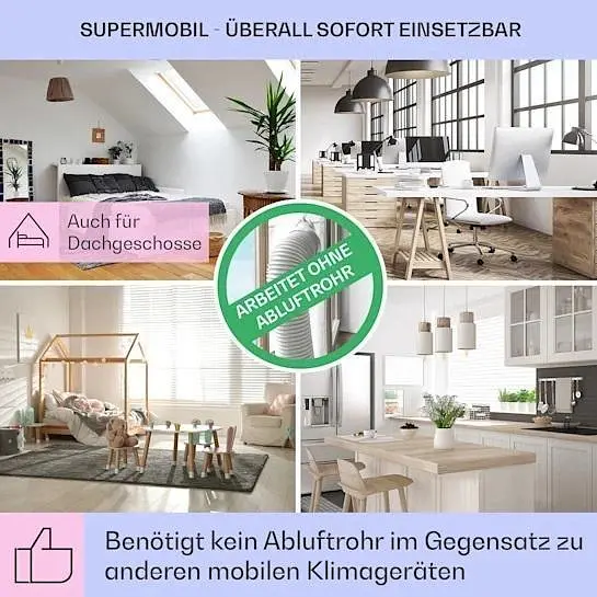 Мобильный кондиционер-вентилятор Klarstein Skyscraper Frost (10035820) - фото 5