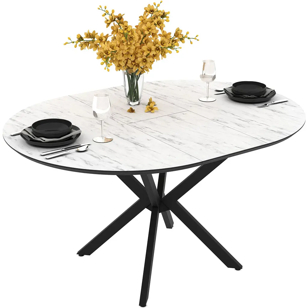 Стіл Avanti DOBOK Marmo Mat 110-145x110 см - фото 3