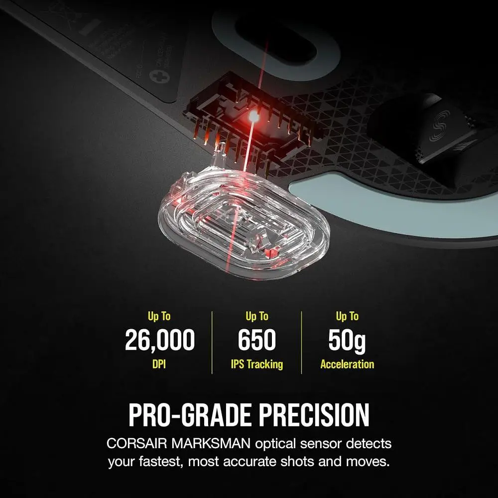 Миша Corsair M75 AIR Wireless Black (CH-931D100) - фото 4