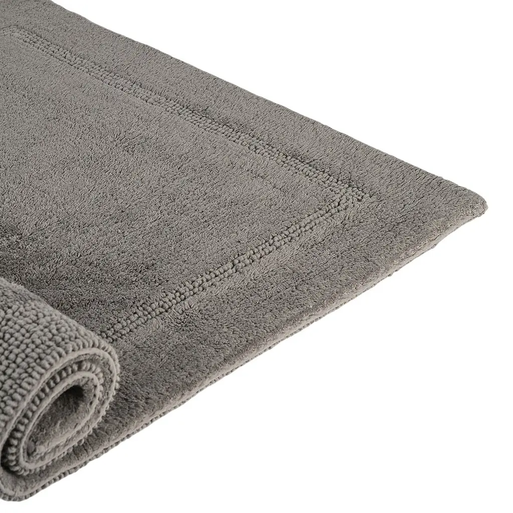 Килимок для ванної кімнати МВМ My Home Лиман 90х60 см темно-сірий (BM-02 M DARK GRAY) - фото 4