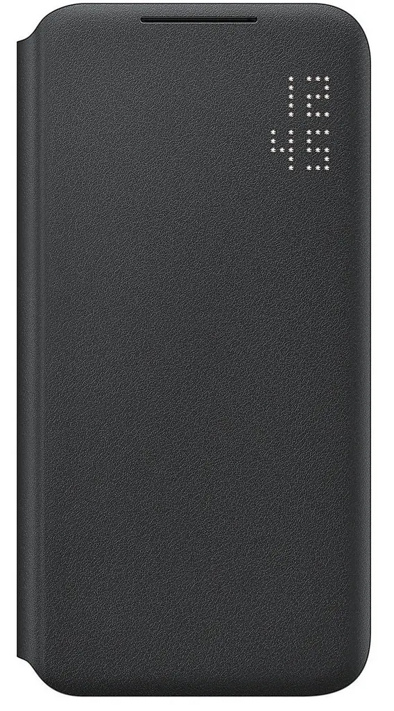 Оригінальний чохол-книжка Smart LED Wallet View Cover для Samsung Galaxy S22 Чорний (EF-NS901PBEGRU)
