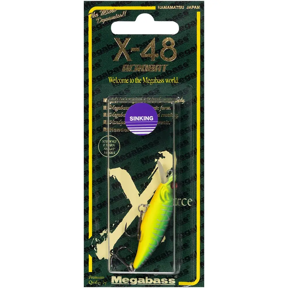 Воблер Megabass X-48 Acrobat S 48mm 3.2g Mat Tiger - фото 2