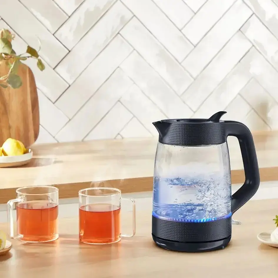 Чайник електричний Tefal Morning Glass Kettle 1.7 л чорний (KO2G08E0) - фото 8