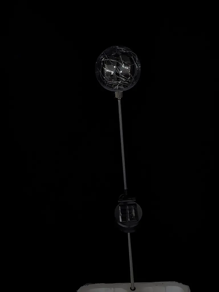 Садовий світильник SunLamp на сонячній батареї — куля 20 см, 20 LED, тепло-біле світло, 2 шт. - фото 8
