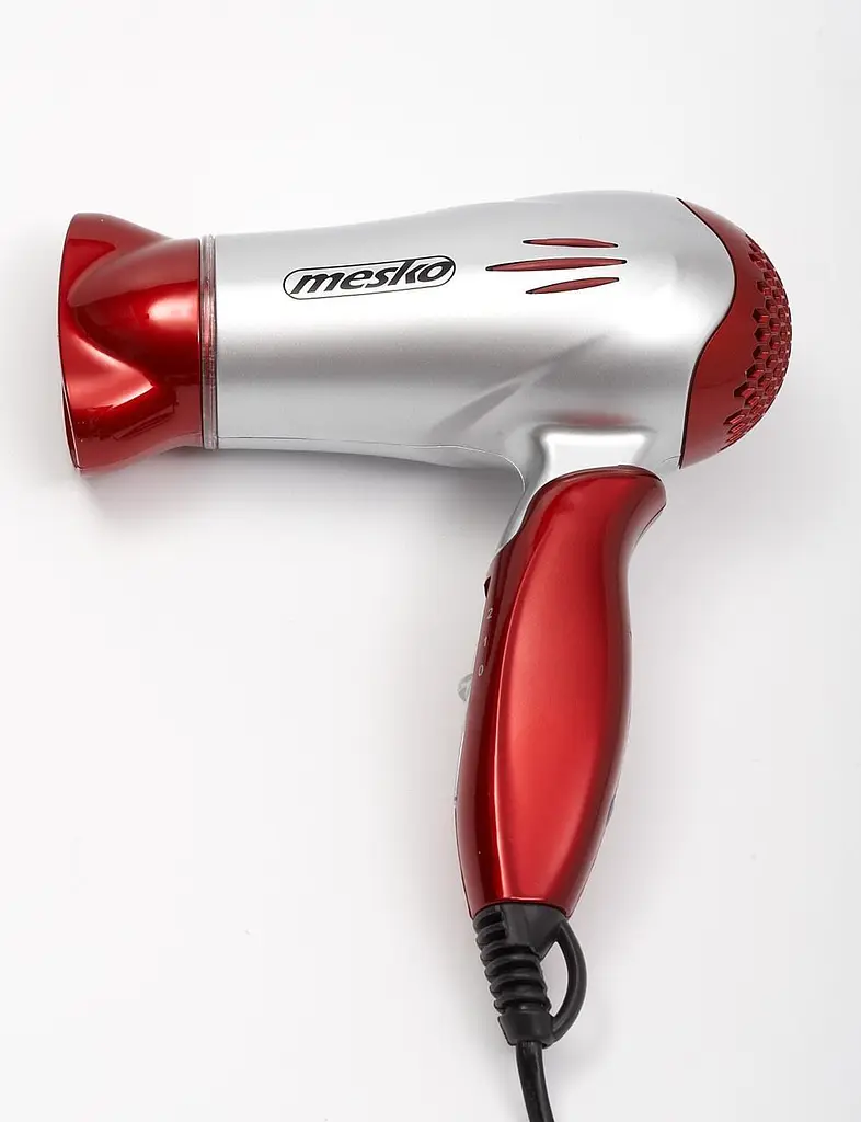 Фен дорожній Mesko MS 2226, 1200 Вт 2 швидкості підвісна петля компактний складана ручка 1 шт. сірий (33705-IS) - фото 2