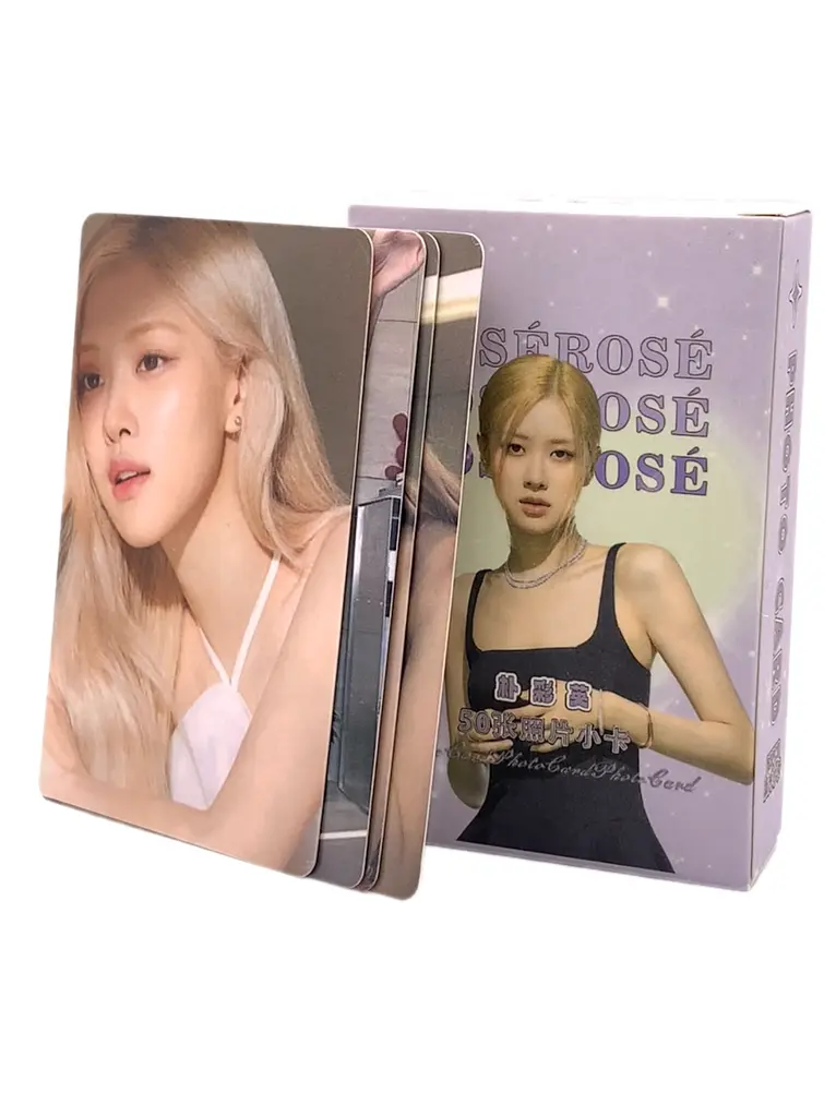 Ломо Картки Lomo Card China Blackpink Rose Blackpink Rose Блекпінк Розе голографічні СС C BP 14
