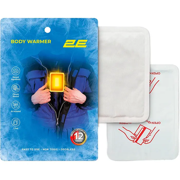 Грілка для тіла 2E хімічна XL 192x130 мм клейка до 12 годин - фото 2
