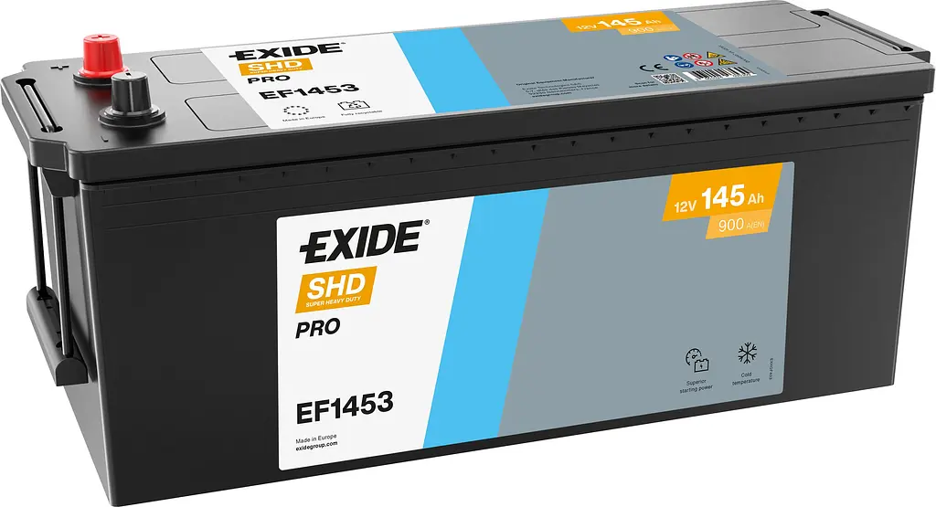 Автомобільний акумулятор EXIDE Power PRO 6СТ-145Ah Аз 900A (EN) EF1453