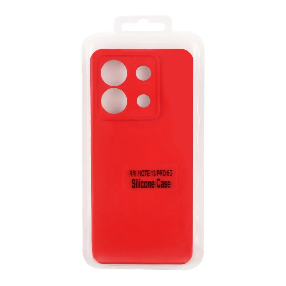 Чохол Silicone Cover з рамкою камери Xiaomi Redmi Note 13 Pro 5G/Poco X6 5G Red - фото 4