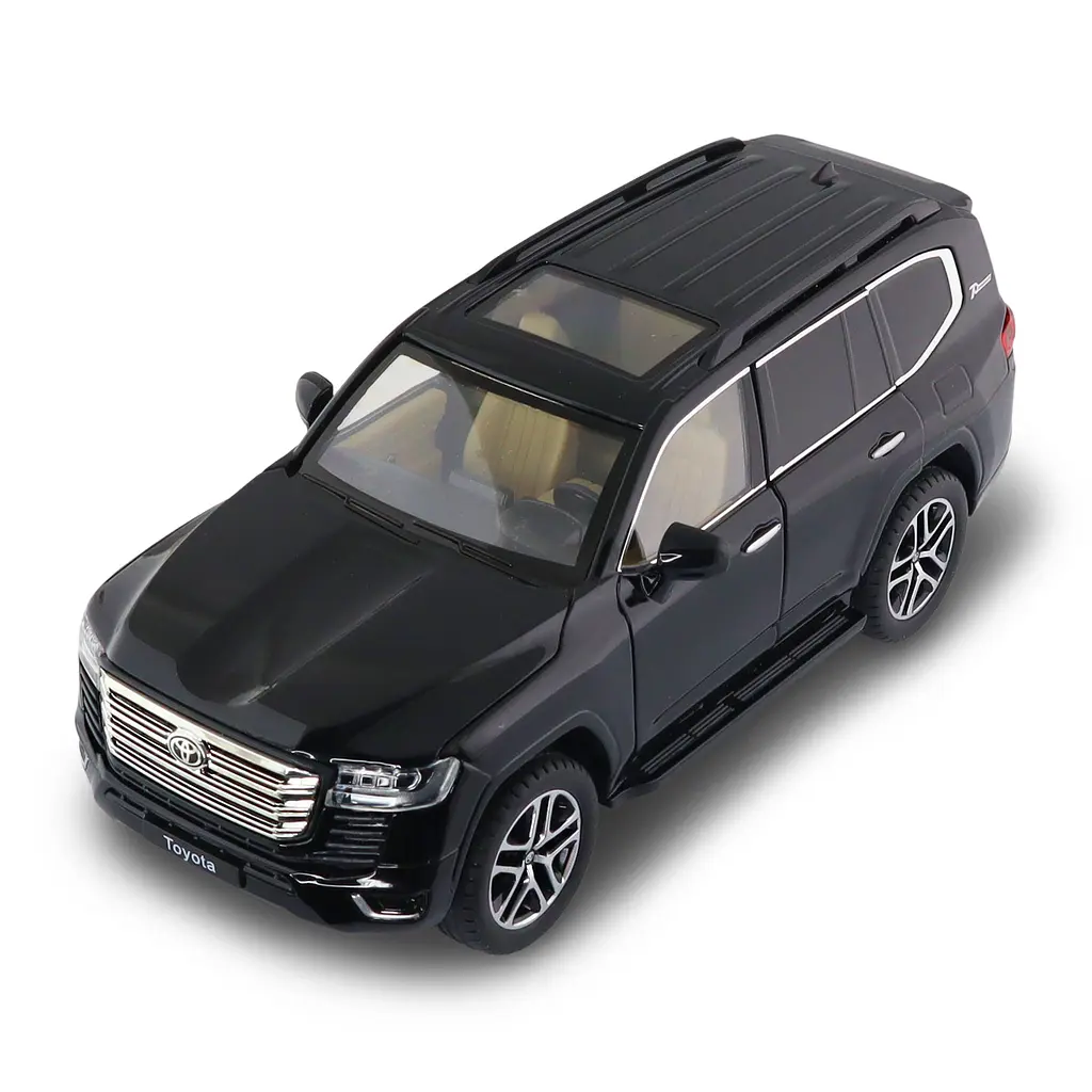 Автомодель TechnoDrive Toyota Land Cruiser 1:24 чорна (KM08222)
