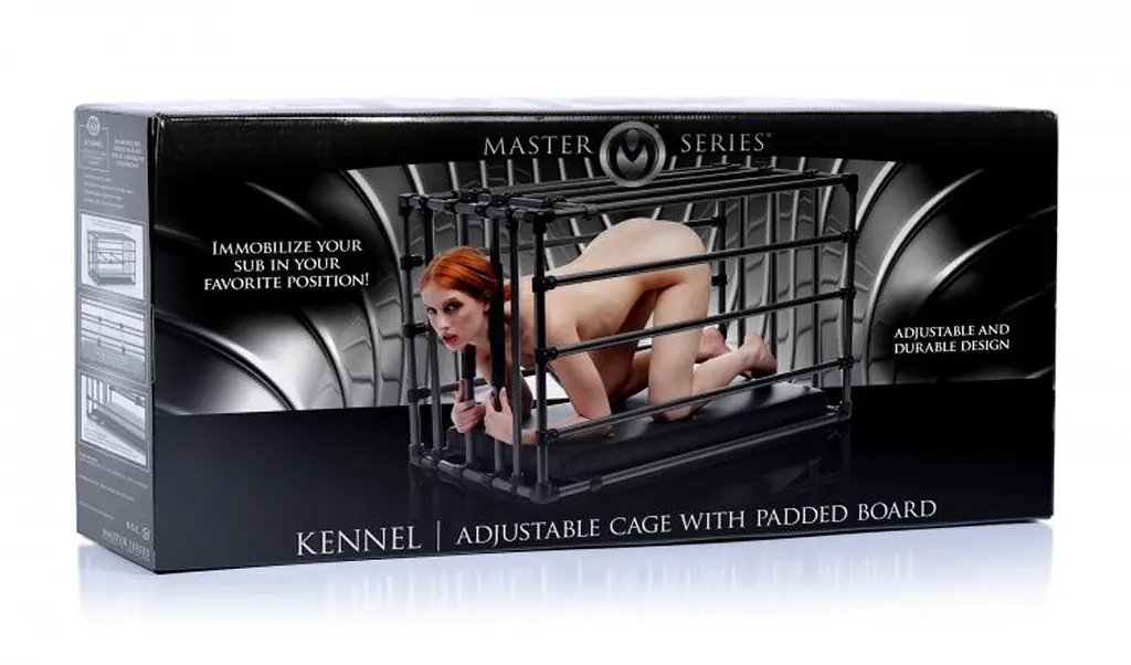 Прочная разборная клетка для наказаний Kennel Adjustable Bondage Cage - фото 4