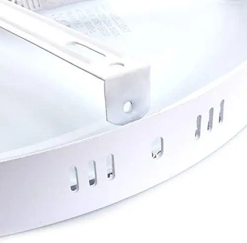Стельовий світильник LEDUNI Downlight LED Круглий 12W 1200LM Теплий Білий 3000K IP20 Алюміній 161*28Hmm 2 шт. - фото 4