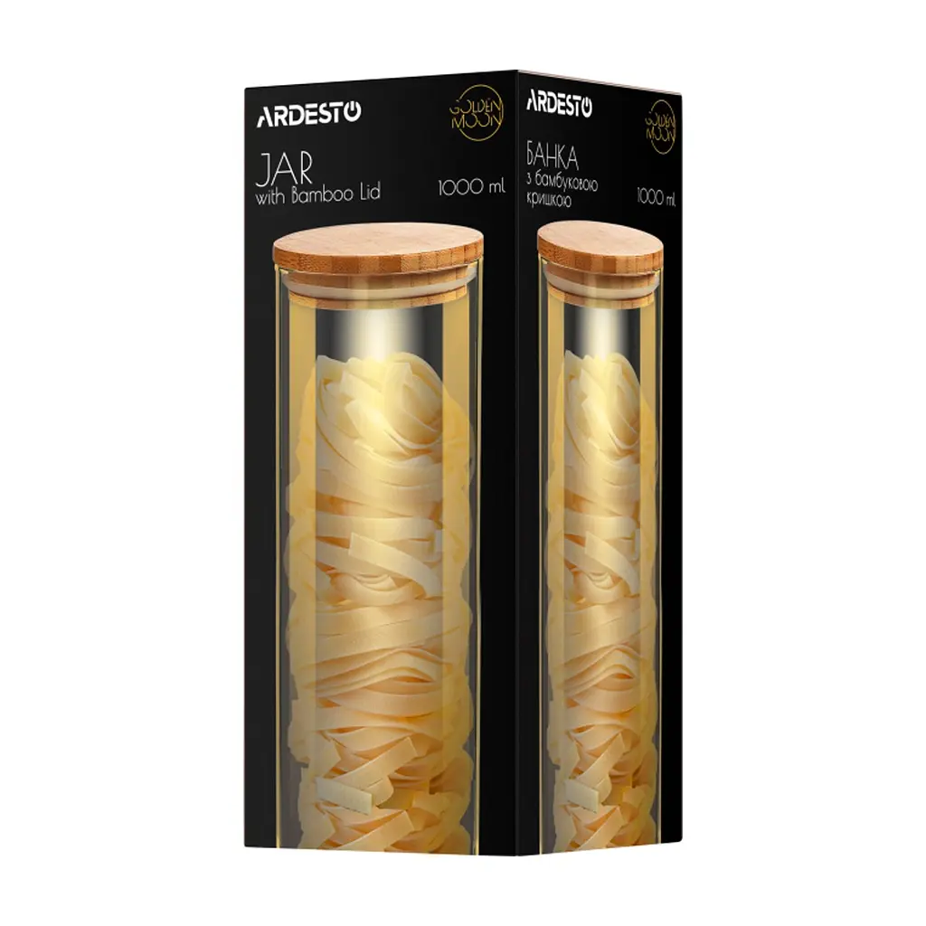 Ємність для сипучих продуктів ARDESTO Golden Moon 1000 мл (AR1310BLRG) - фото 5