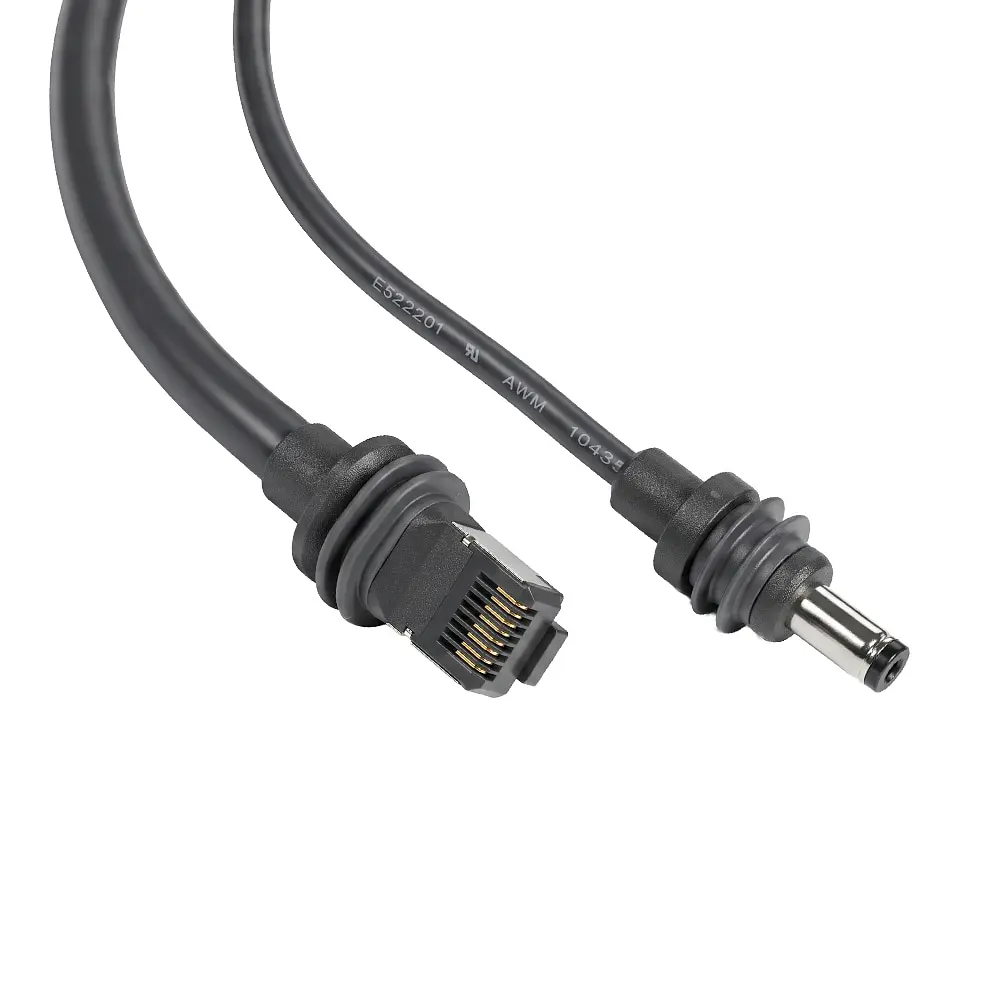 Кабель живлення та передачі даних 2 в 1 DC+Ethernet для Starlink Mini з перехідником Type-C 10м (73-01019) - фото 2