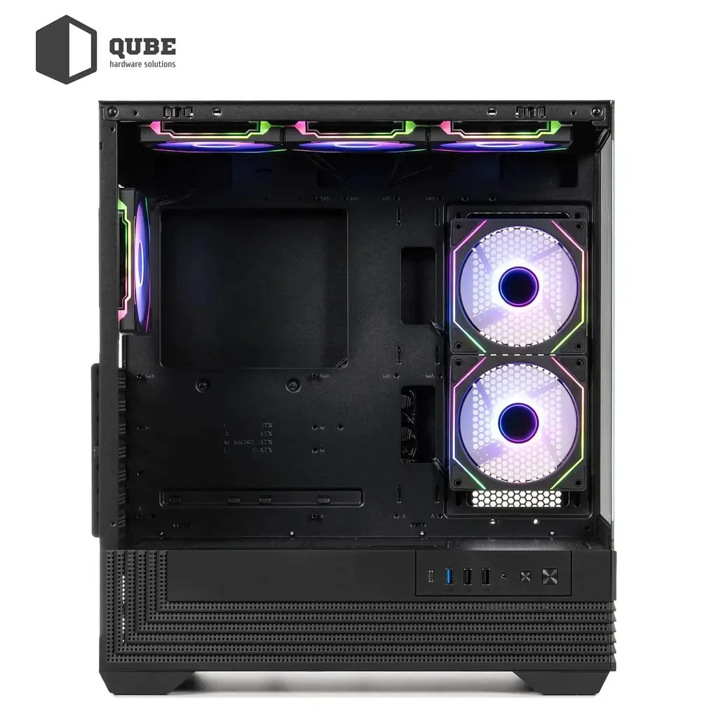 Корпус QUBE FORT ARGB Black (FORT_GBNU3) - фото 3