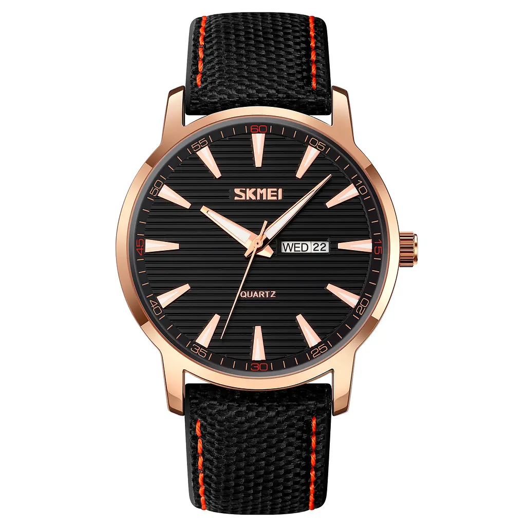 Чоловічий наручний годинник 9303RGBK Rose Gold-Black Skmei acs0029773 - фото 5