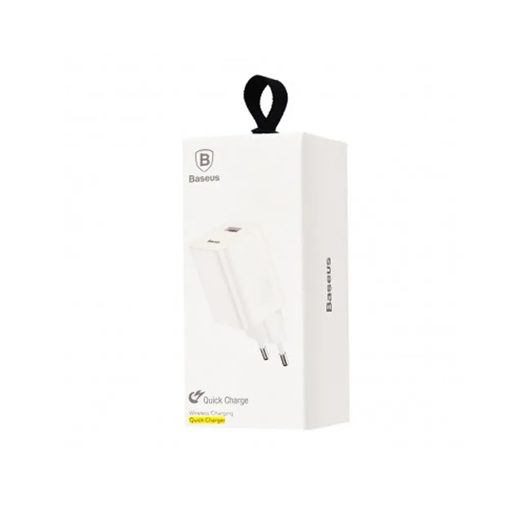 МЗП Baseus Charging Quick Charger Белый - фото 2