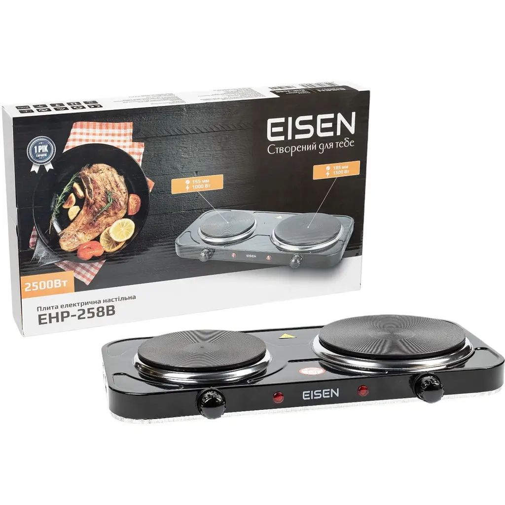 Плита электрическая Eisen настольная (EHP-258B) - фото 11