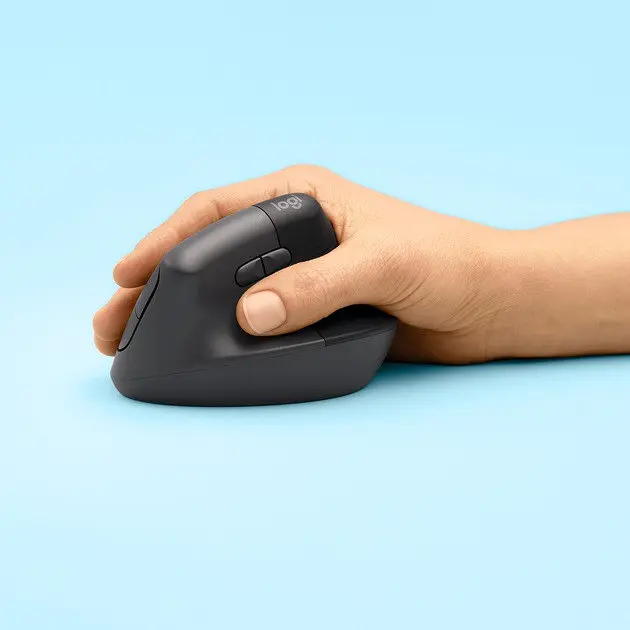 Вертикальна бездротова миша Logitech WRL VERTICAL BLACK Right 910-006494 - фото 3