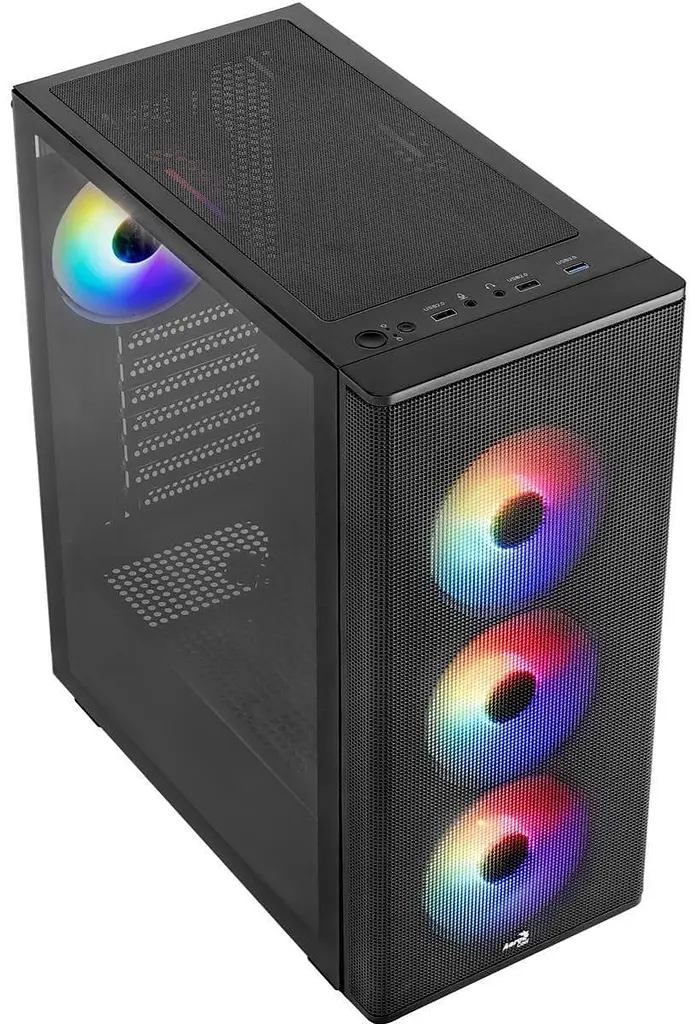 Корпус Aerocool Designer-G-BK-v2 Black без БП (ACCM-ES05143.11) - фото 4