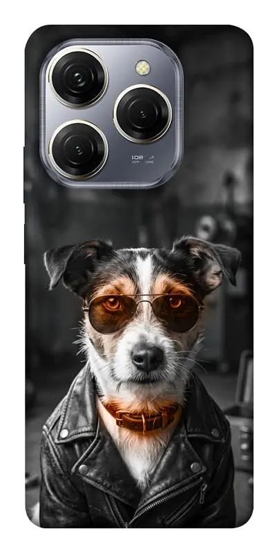 TPU чохол Demsky Jack rassel для TECNO Spark 20 Pro