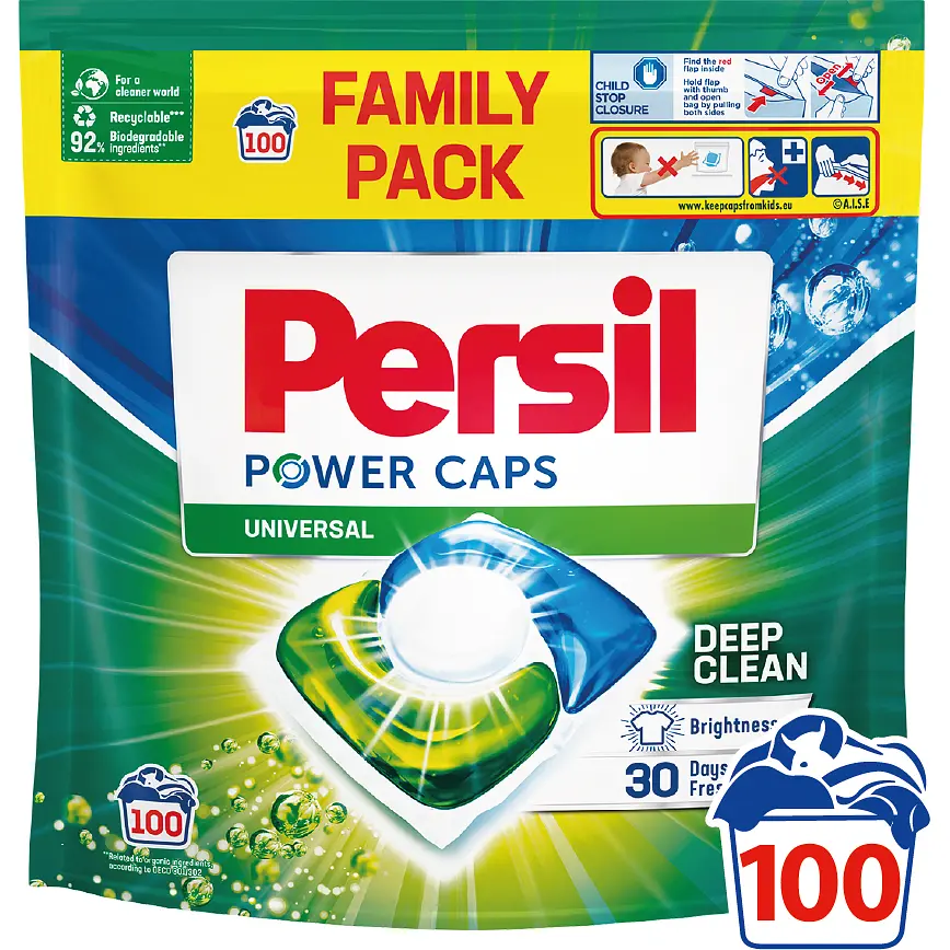 Капсули для прання Persil Power Caps Universal 100 шт.