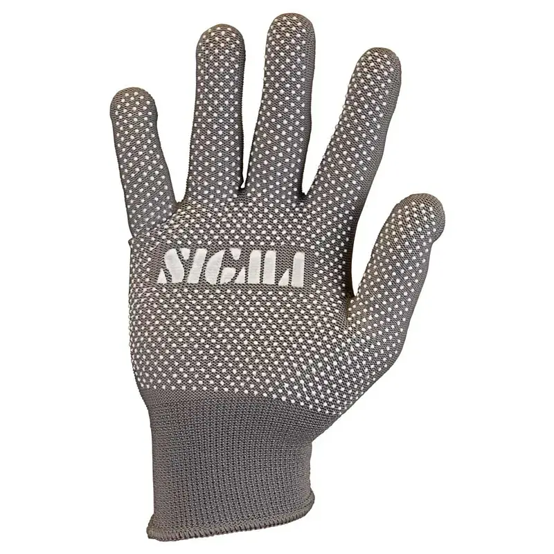 Рукавички трикотажні з точковим ПВХ покриттям р8 Мікроточка (сірі) SIGMA (9442901) - фото 2
