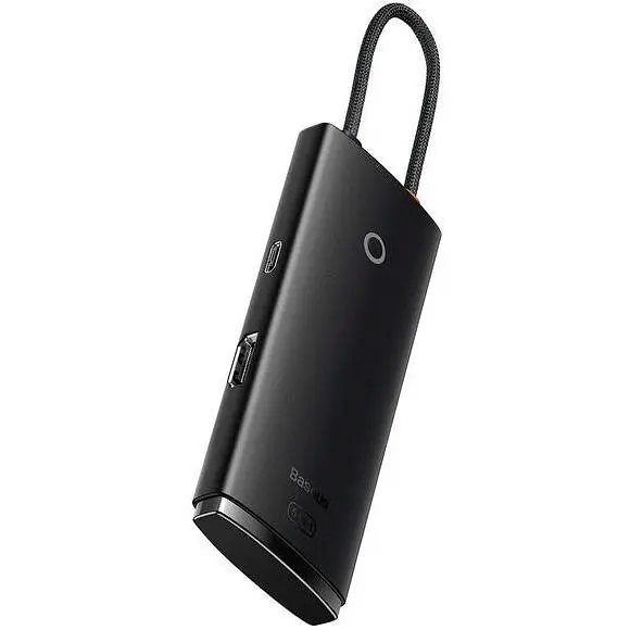 USB-хаб Baseus Lite Series 5-Port Type-C HUB Docking Station Black (WKQX040001) [89299] - фото 2
