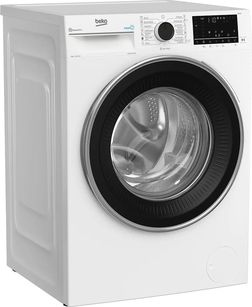 Пральна машина Beko фронтальна 9кг 1400 A+++ 55см дисплей SMART ПАР інв. білий - фото 3