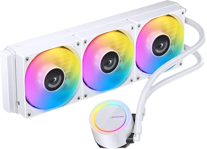Водяне охолодження JONSBO TG-360 ARGB White - фото 4
