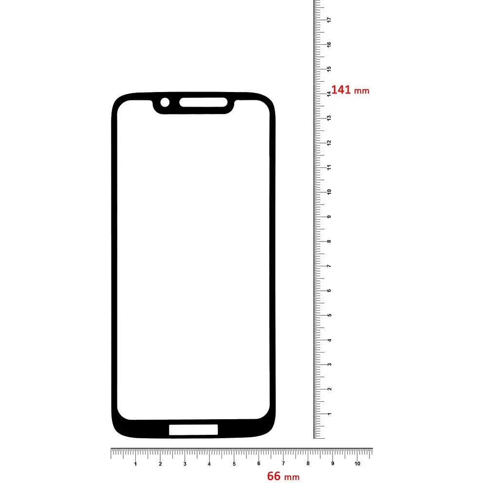 Защитное стекло BeCover для Motorola Moto G7 Play Black (703942) - фото 3
