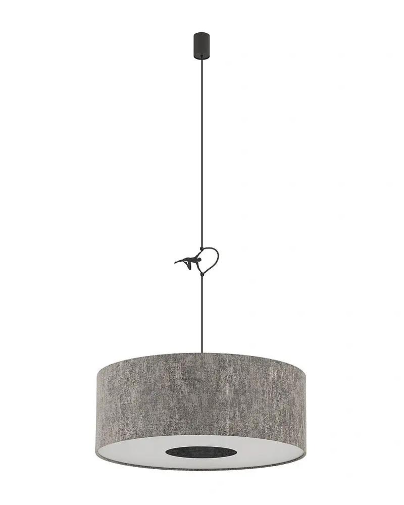 Подвесной светильник, люстра Nowodvorski 11674 Lago M E27 1x25W IP20 серый - фото 3