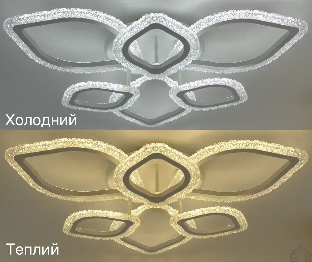 Керована світлодіодна люстра AZALIA ICE RGB 100W 7R-APP-680x110-WHITE/WHITE-220-IP20 ESLLSE - фото 2