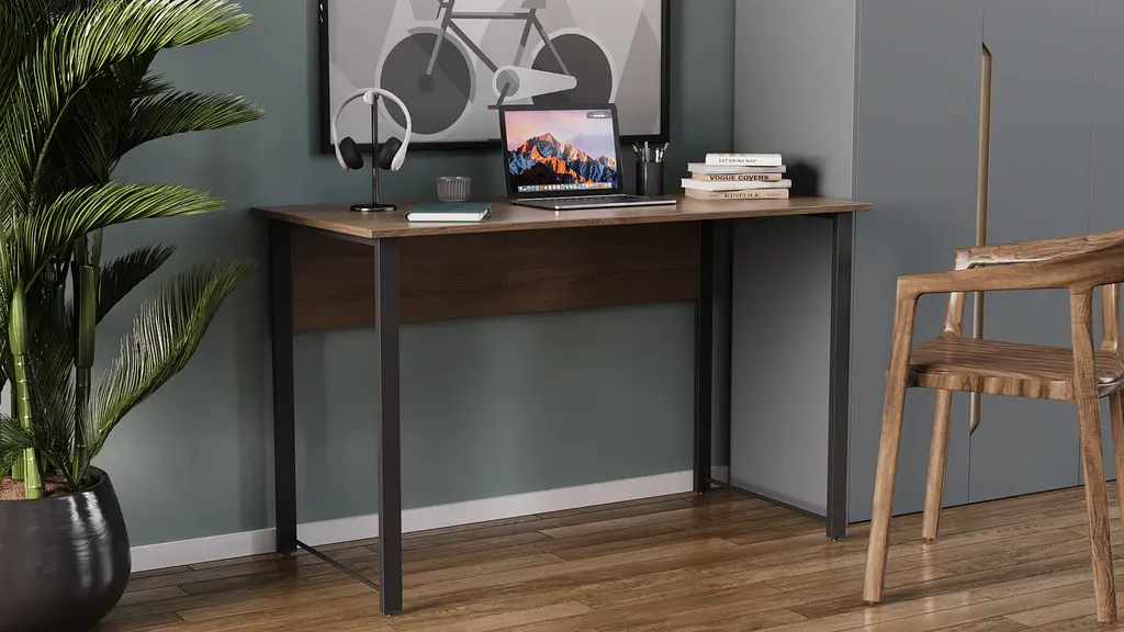 Комп'ютерний стіл Ferrum-decor Райан 75x140x70 чорний ДСП Дуб Сонома Труфель 16мм (FRD-103723) - фото 4
