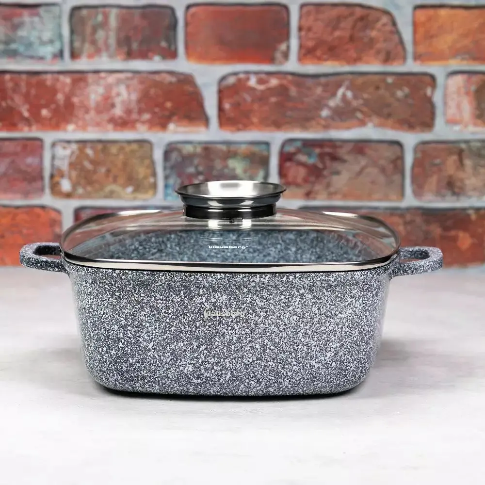 Каструля з мармуровим покриттям Klausberg KB-7532 28 см 6.5л - фото 3